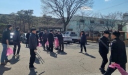 충주시 하수도사업소, 봄맞이 벚꽃길 환경정비