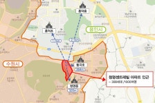 용인 청명센트레빌, 바로 앞 학교 다닐 수 있다