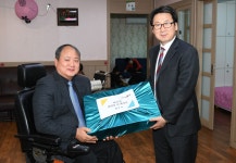 최종환 파주시장, 설 명절 사회복지시설 위문