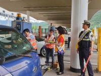 한국도로공사 경기광주지사, 안전띠 미착용 단속 및 캠페인 실시