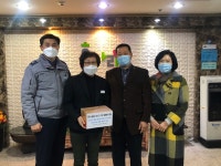 인계파출소·생안협의회 지역 요양원에 마스크 기부 선순환