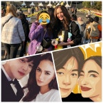 잠실에 등장한 필리핀 여배우 아르시 무뇨스, "방탄소년단 지민 사랑해!"