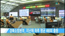 경북소방본부, 지난해 하루 평균 466회 출동 [현대HCN 새로넷방송]