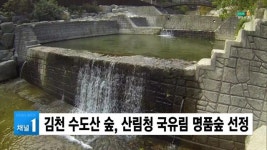 김천 수도산 숲, 산림청 국유림 명품숲 선정