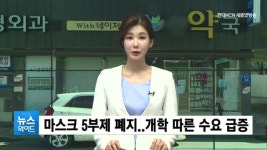 마스크 5부제 폐지... 소형 마스크 수요 급증 (구미)