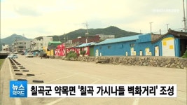 칠곡군 약목면에 칠곡 가시나들 벽화거리 조성