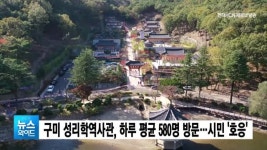 구미 성리학역사관, 하루 평균 580명 방문…시민 호응