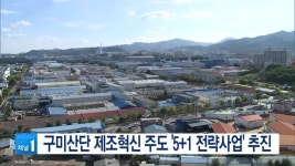 구미산단 제조혁신 주도 5+1 전략사업 추진