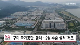 구미 국가공단, 올해 1·2월 수출 실적 저조