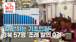 일 안하는 기초의원..경북 57명 조례 발의 0건