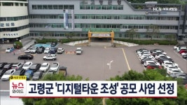 고령군 디지털타운 조성 공모 사업 선정