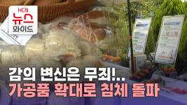 감의 변신은 무죄!..가공품 확대로 침체 돌파