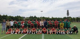 여수구봉중 중국 녹성축구학교와 교류