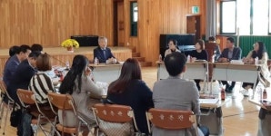 여수교육청 율촌지역 학교현장 의견 들어