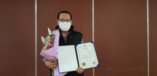 장관홍 작천노인회장 ‘경로당 운영 유공 도지사 표창’