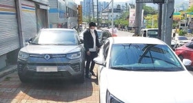 남구 송암로 점령 불법주차 보행자 안전 위협