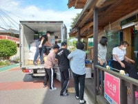 보성 학부모회 연합회, 구호물품 전달