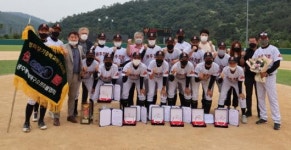 진흥중 광주시야구소프트볼협회장기 우승