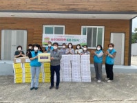 순천 승주에코마켓, 후원물품 기탁