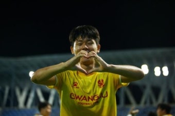 엄지성·여봉훈 골골…광주FC 2연승