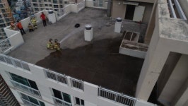 동부소방서, 고층건축물 대상처 소방훈련 실시