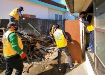 여수종고라이온스클럽, 장애인가구 청소봉사