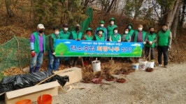 여수 삼일동 새마을회, 탄소중립 희망나무 심기