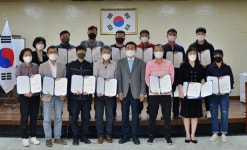 대촌농협, 조합원 자녀 학자금 전달