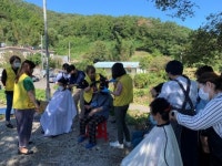 여수낭만로타리클럽, 경로당에서 미용봉사 펼쳐