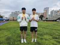 광주체중 남자 수영부, 회장배 전국수영대회서 금3 획득