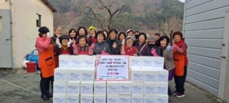순천 황전면 부녀회 김장김치 나눔