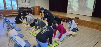 장성소방, 유치원 교직원 심폐소생술 교육