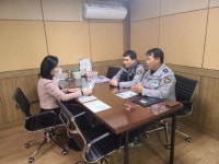 광주북부경찰서 우산지구대 보이스 피싱 예방 활동