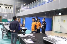 북부소방서 개표소 소방안전 지도 방문