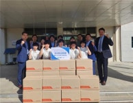 KH그룹, 법성중·고등학교 기부금 전달