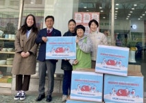 산인공 광주본부, 이웃사랑 물품 기부