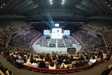 세계평화통일가정연합, 가평 청심평화월스센터서 세계연합예배