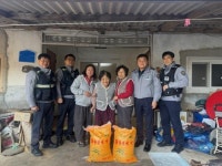 나주 영산파출소, 이웃 돕기 쌀 전달