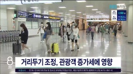 제주, 거리두기 조정,  관광객 증가세에도 영향