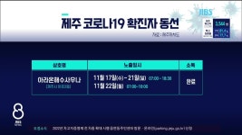 제주, 아라온해수사우나 여탕/11월 17일~21일 07:00~18:30,11월 22일 07:00~10:00, 방문자 검사 받아야