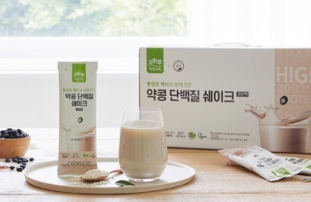 CJ오쇼핑'오하루 자연가득 약콩 단백질 쉐이크' 론칭 | 포토뉴스