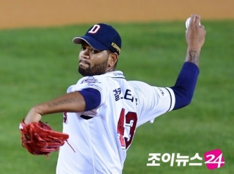 두산, 알칸타라 호투 앞세워 한화 5-0 제압