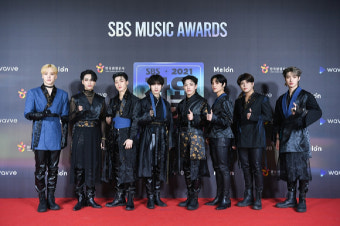 [포토]에이티즈, '가요대전에 빠질 수 없죠'