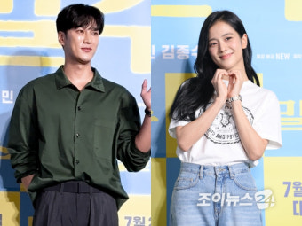 '첫 공개 열애' 지수안보현, '밀수' 시사회도 함께한 '달달 커플'