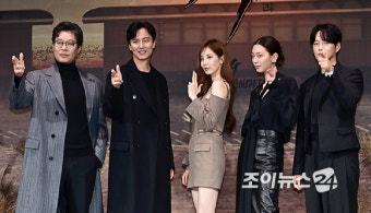 [포토]유재명, 김남길, 서현, 이호정, 이현욱, 도적 기대하세요