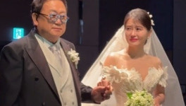 이용식 딸 이수민, 결혼식 현장 공개...눈물 글썽이는 부녀
