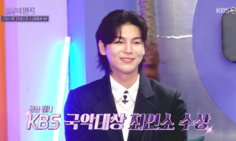 '불후의명곡' 김준수, '눈물비' 열창 