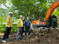 산림조합중앙회, 굴착기 등 장비 긴급지원⋯집중호우 피해 복구 총력