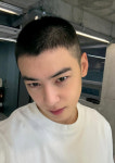 차은우, 오늘(28일) 군악대 입대 잘 갔다 오겠다 짧은 머리 포착