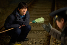 '폭설' 뚫고 찾아온 구교환 